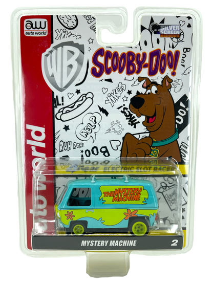 Scooby Doo Mystery Machine Van Auto World 4Gear Chassis H.O. Slot Car