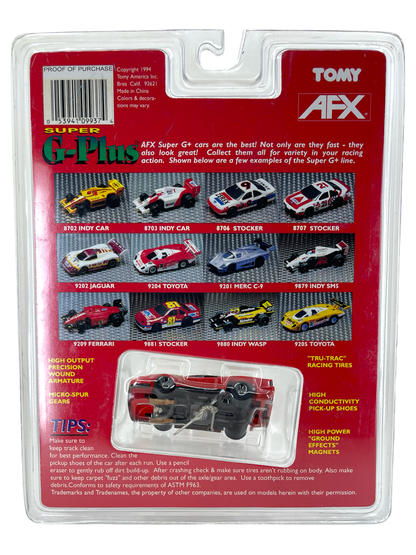 AFX Ferrari Testarossa, Red #4, Super G Plus Chassis, H.O. Scale Slot Car