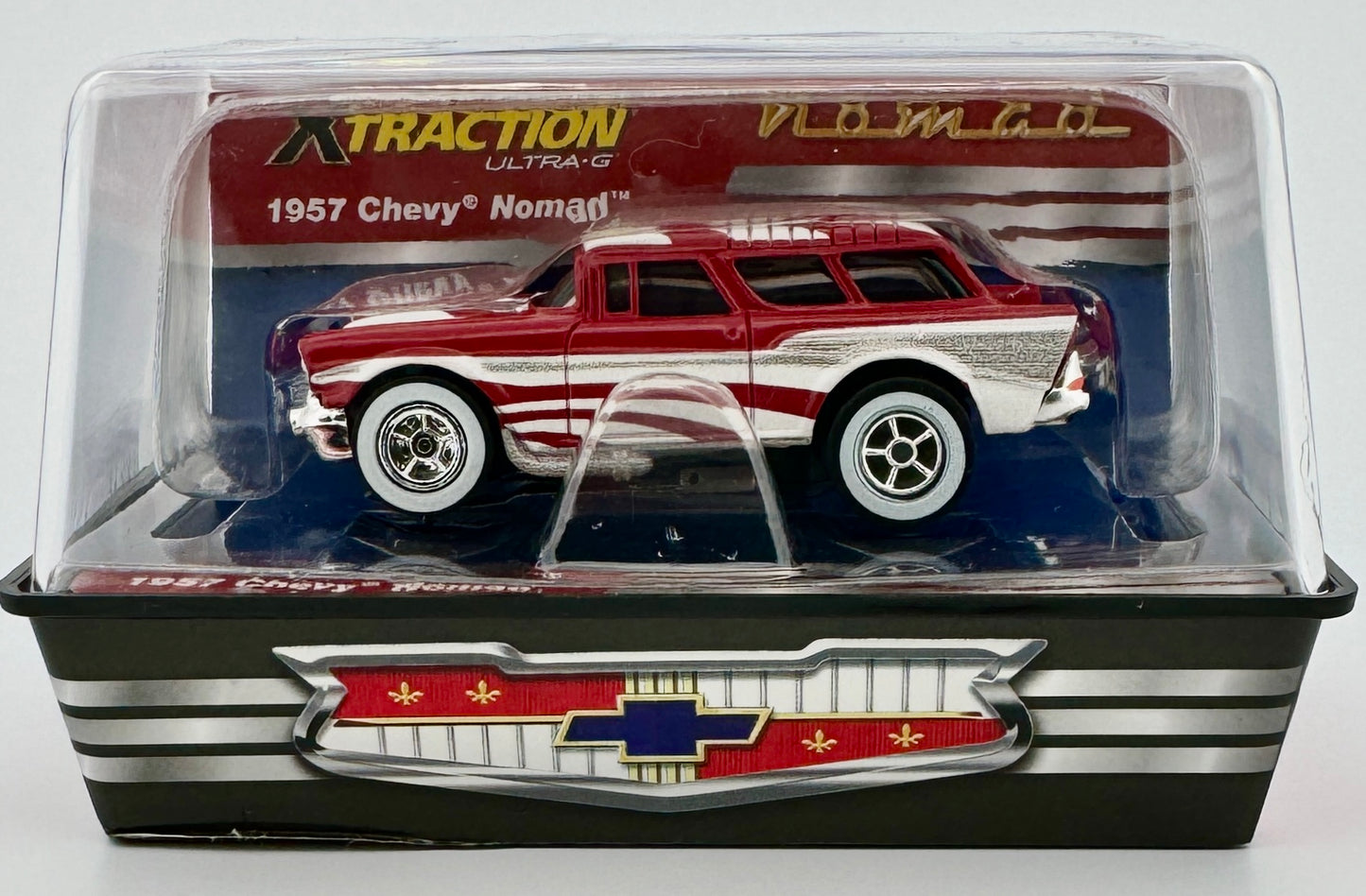 1957 Chevy Nomad Exclusive, Starburst Red, XTraction, H.O. Slot Car