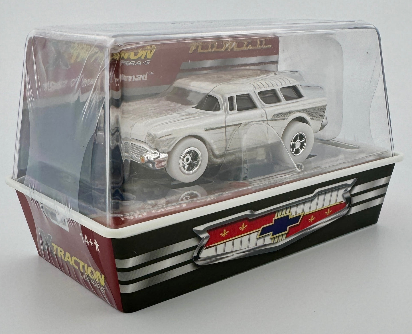 1957 Chevy Nomad Exclusive, Starburst Red iWheels Edition, Only 42 Made, XTraction, H.O. Slot Car