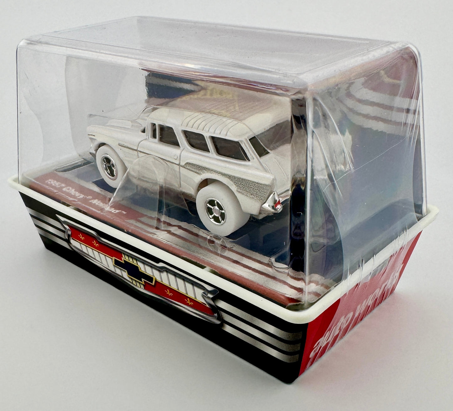 1957 Chevy Nomad Exclusive, Starburst Red iWheels Edition, Only 42 Made, XTraction, H.O. Slot Car