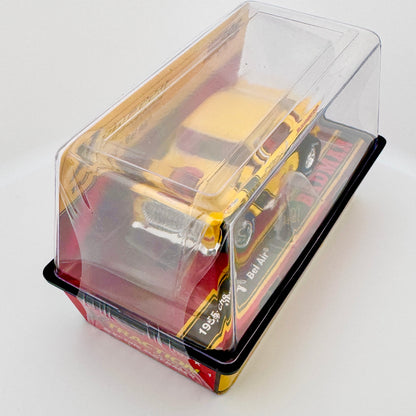 55 Chevy Bel Air, Yellow BADMAN Limited Exclusive HO Slot Car XTraction Chassis