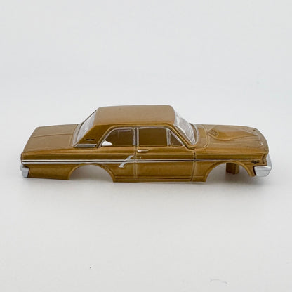 Auto World 1964 Ford Fairlane Thunderbolt Body, Gold, Fits Aurora TJet Chassis, H.O. Slot Cars