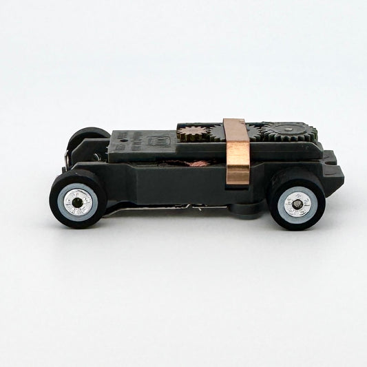 Auto World ThunderJet UltraG Chassis, Chrome Wheels, White Wall Tires