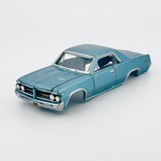 Auto World 1964 Pontiac GTO Body, Skyline Blue, Fits TJet Chassis, H.O. Slot Cars