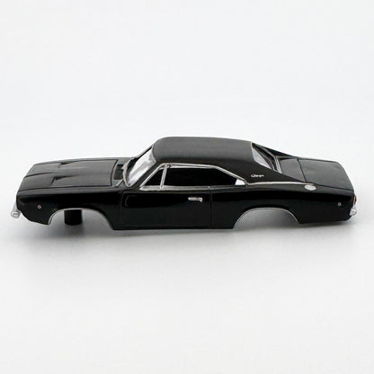 Auto World 1968 Dodge Charger Body, Black, John Wick, Fits Aurora TJet Chassis, H.O. Slot Cars