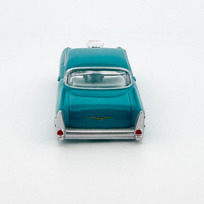 Auto World 1957 Chevy Bel Air Body, Turquoise, Fits Aurora TJet Chassis for H.O. Slot Cars