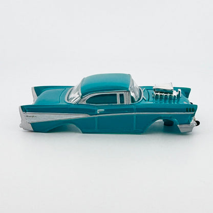 Auto World 1957 Chevy Bel Air Body, Turquoise, Fits Aurora TJet Chassis for H.O. Slot Cars