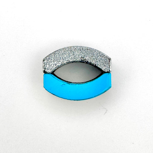 Auto World Slot Car Motor Magnets Blue / White- 1 Pair