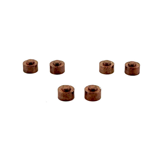 Auto World Copper Comm Brushes (3 Pairs) for 4Gear Slot Car Chassis