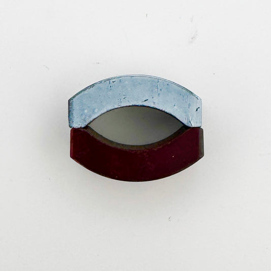 Auto World Motor Magnets Red/White 1 Pair for 4Gear Slot Car Chassis