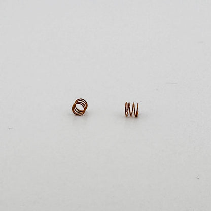 Auto World Pickup Shoe Springs (1 Pair) for 4Gear Slot Car Chassis Side View