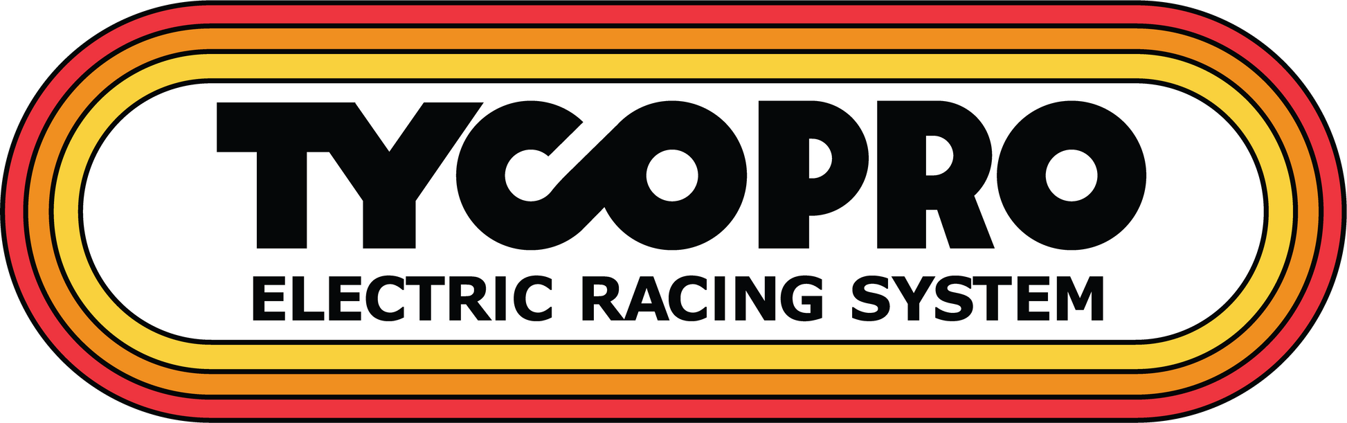 TycoPro Electric Racing Logo Slot Car Sticker Tyco Pro