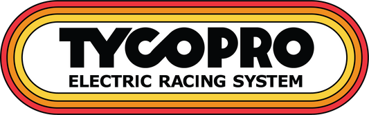TycoPro Electric Racing Logo Slot Car Sticker Tyco Pro