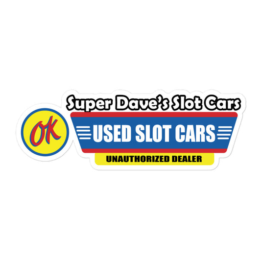 Stickers Super Dave's Slot Cars