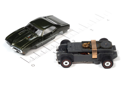 1968 Pontiac Firebird (Green) H.O. Scale Slot Car, ThunderJet Chassis | Auto World