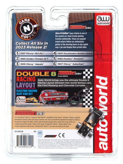 1957 Chevy Bel Air (Turquoise) H.O. Scale Slot Car, ThunderJet Chassis | Auto World