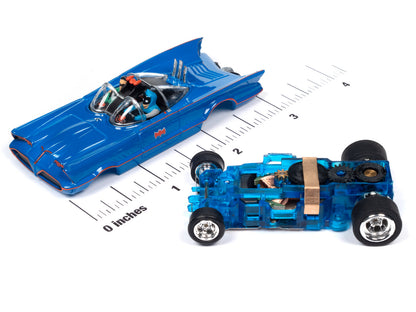 Batmobile 1966 TV Series (Blue) H.O. Scale Slot Car, 4 Gear Chassis