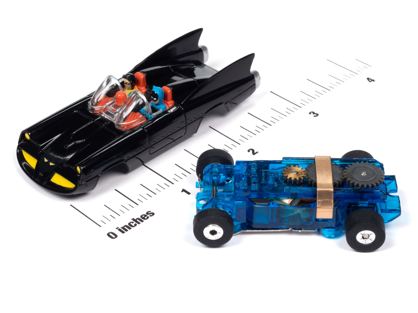 Batmobile Classic Comic Book (Black) H.O. Scale Slot Car, ThunderJet Chassis