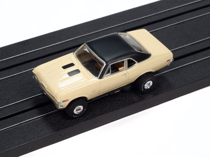 1969 Chevy Nova SS (Yellow) H.O. Scale Slot Car, ThunderJet Chassis | Auto World