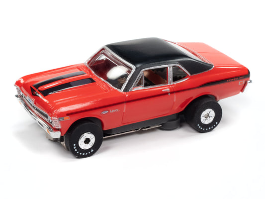 1969 Chevy Nova SS Yenko (Red) H.O. Scale Slot Car, ThunderJet Chassis | Auto World