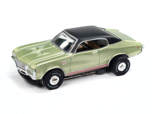 1972 Buick GS (Green) H.O. Scale Slot Car, ThunderJet Chassis | Auto World